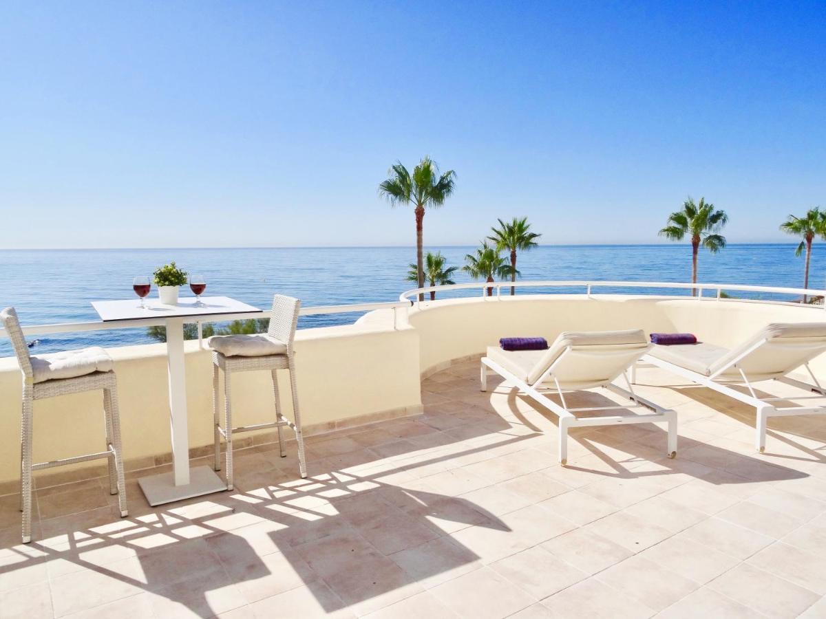 D12 Espectacular Y Moderno Apartamento En Primera Linea - Estepona - Sinfonia Del Mar Exteriör bild